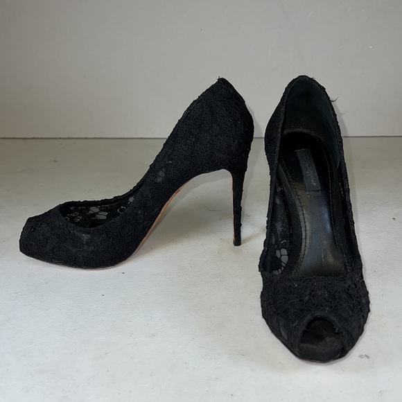 DOLCE & GABBANA HIGH HEEL LACED PUMPS - Picture 6 of 11